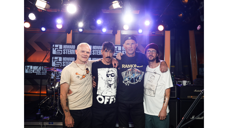 Red Hot Chili Peppers Visit SiriusXM's "The Howard Stern Show"