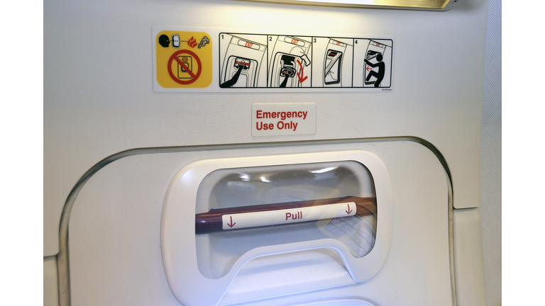 Emergency Exit in airplane