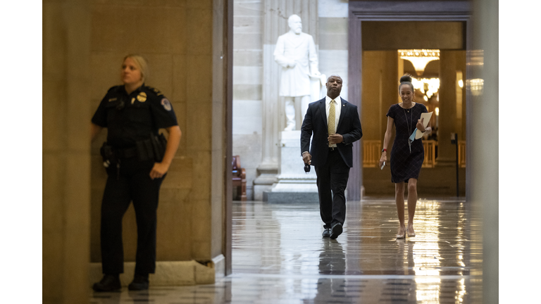 Lawmakers Hold Meeting On Police Reform Bill On Capitol Hill