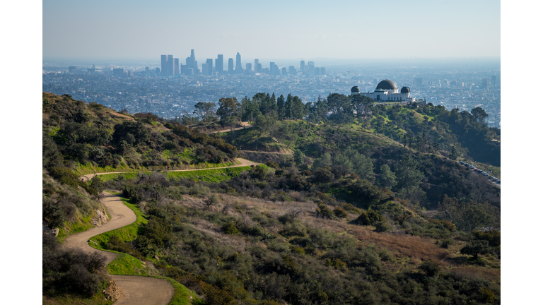 Griffith Observatory from Mount Hollywood Trail