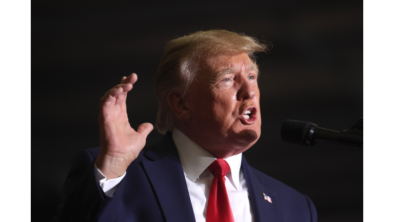 Former President Trump Holds Campaign Rally With Michigan Political Candidates