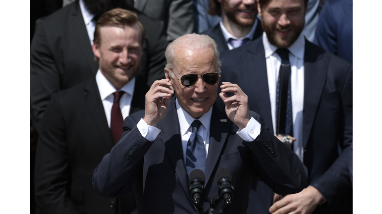 President Biden Hosts The 2020-2021 Stanley Cup Champions, The Tampa Bay Lightning To The White House