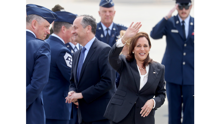 Vice President Kamala Harris Visits Vandenberg Space Force Base