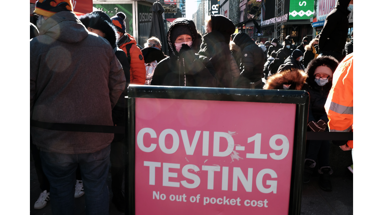 As Covid Cases Rise, Americans Rush To Get Tested Ahead Of Holidays