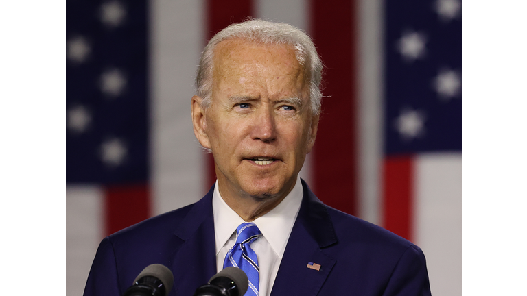 Democratic Presidential Candidate Joe Biden Speaks On His "Build Back Better" Clean Energy Economic Plan
