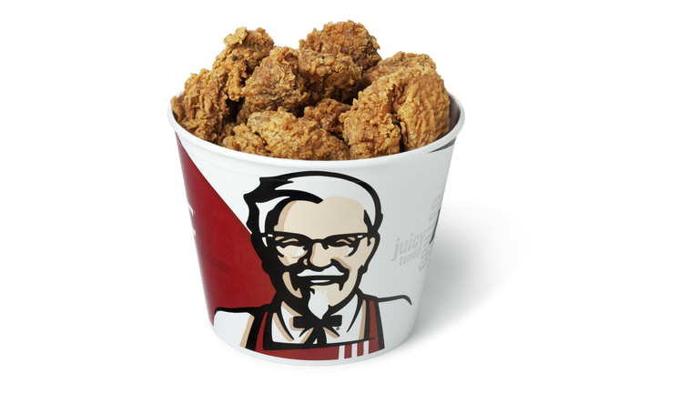 Bucket of Kentucky Fried Chicken