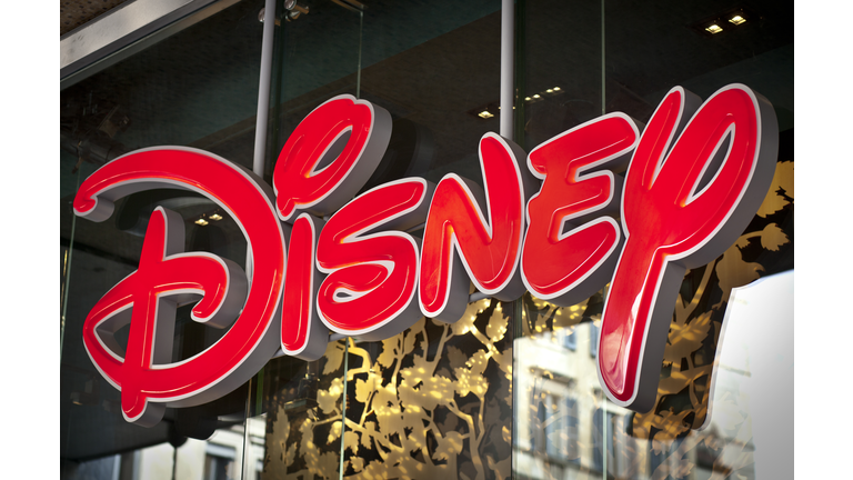 Disney Logo On Shop Window