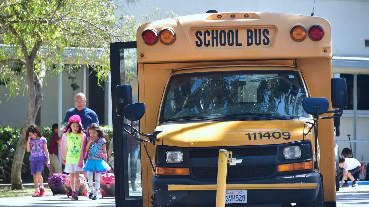 WATCH School Bus Full of Kids Hit by Car Driving Over 100 MPH! 106.1