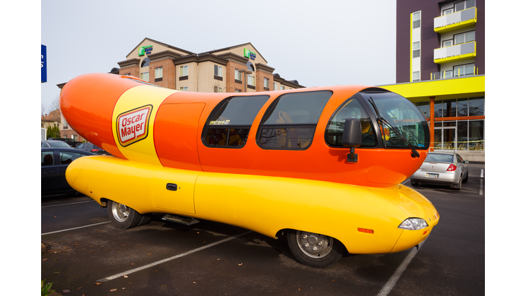 Oscar Mayer Wienermobile at University of Oregon