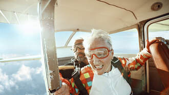 Phone Tap: Old Alan Skydiving Instructor