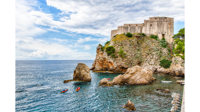 Natural HDR of Fort Lovrijenac in Dubrovnik, Croatia