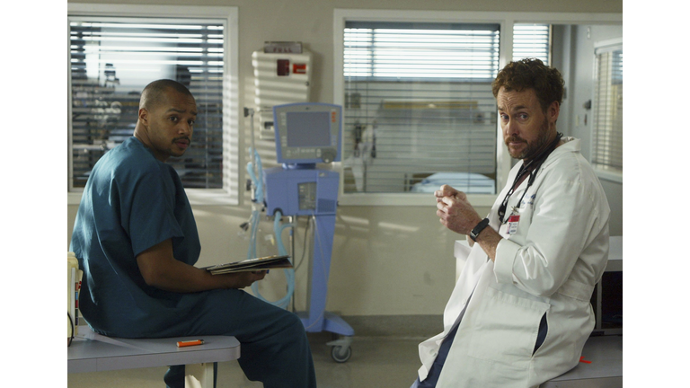 On The Set Of "Scrubs"