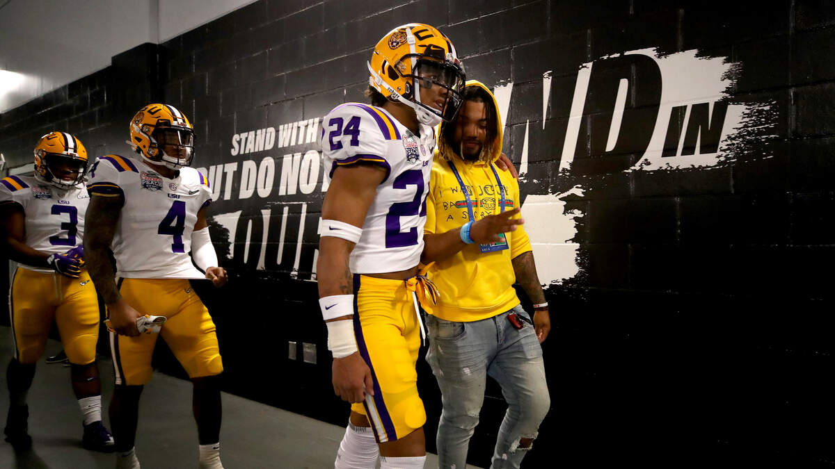 LSU's Derek Stingley Jr. plays for grandpa - the late Darryl Stingley