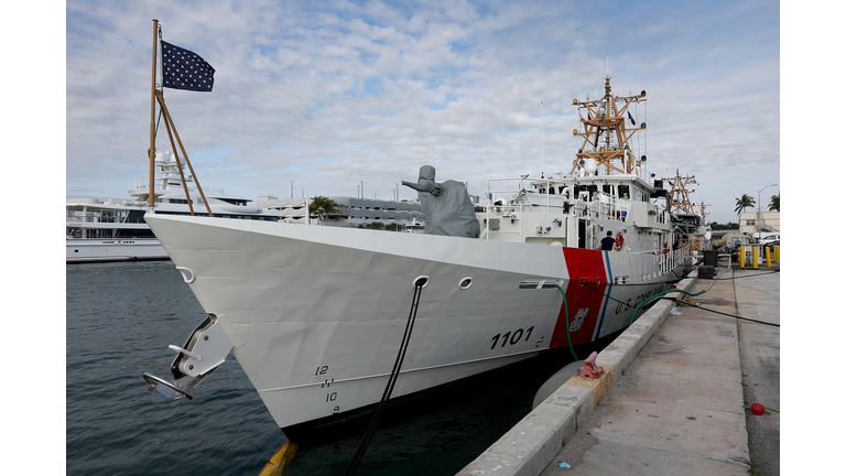 Miami Coast Guard Holds News Conference On Search And Rescue Operation For Capsized Vessel At Sea