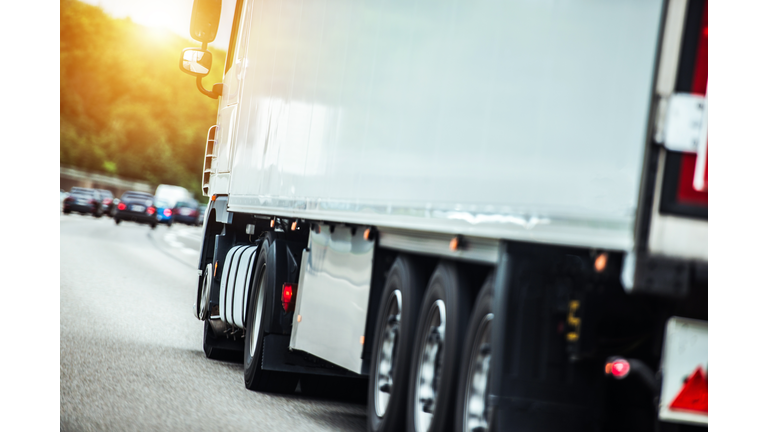 Semi Truck on the Route