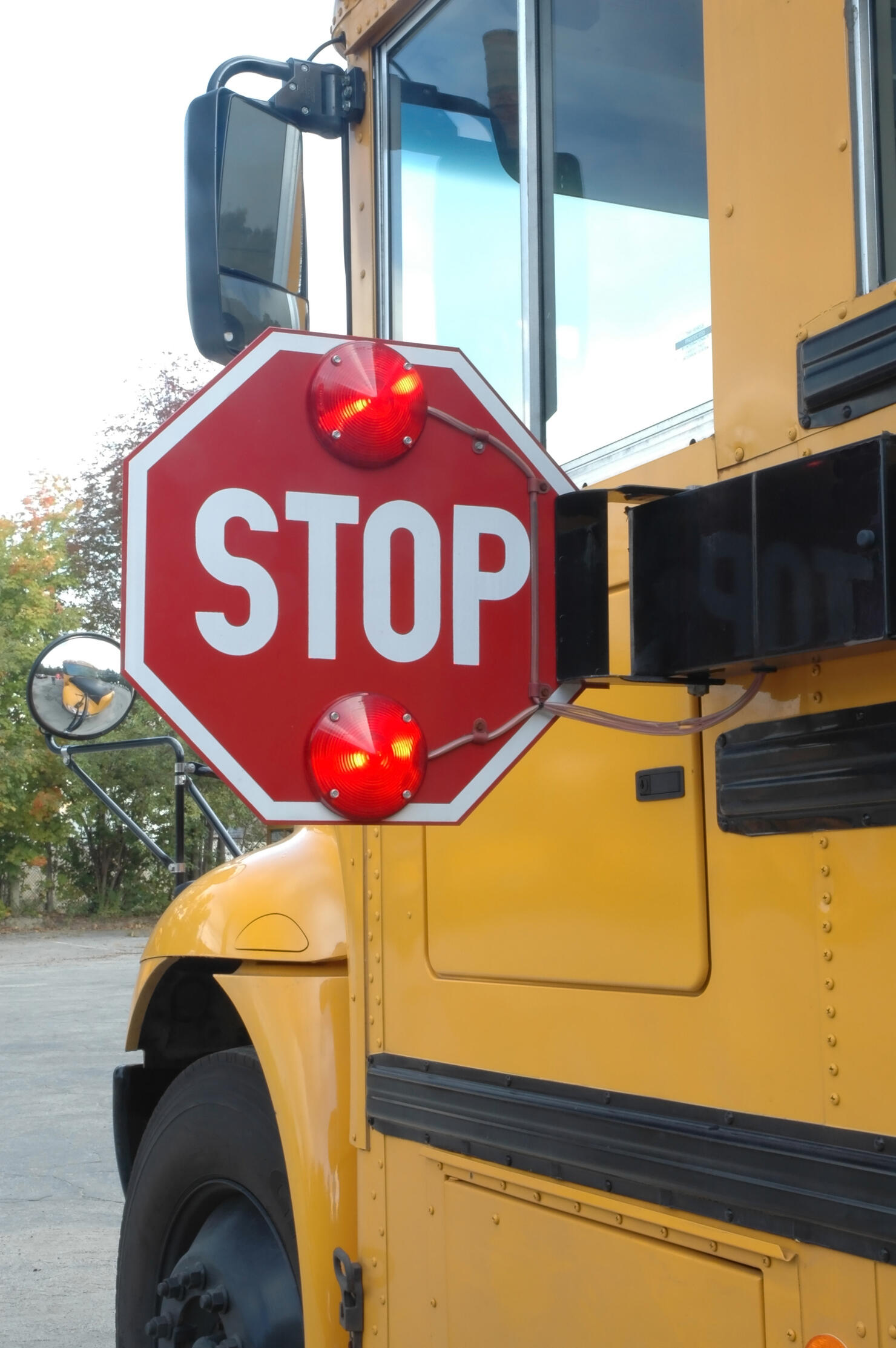 School Bus StoppingTraffic