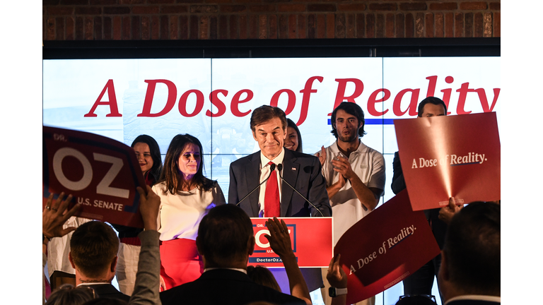 Republican Senate Candidate Dr. Oz Holds Election Night Party In Pennsylvania