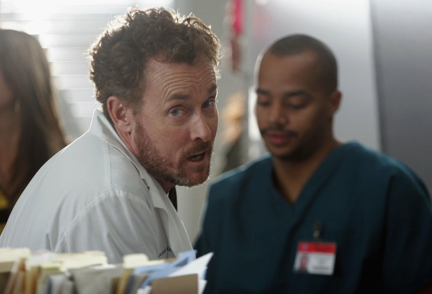 On The Set Of "Scrubs"