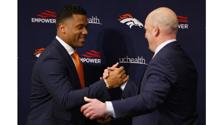 Denver Broncos Introduce Quarterback Russell Wilson