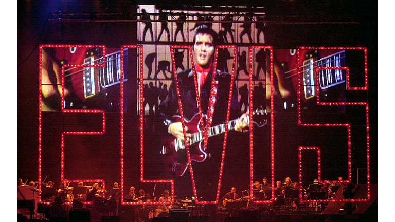 The late, great Elvis Presley sings via projection