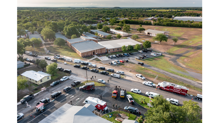 Mass Shooting At Elementary School In Uvalde, Texas Leaves 21 Dead