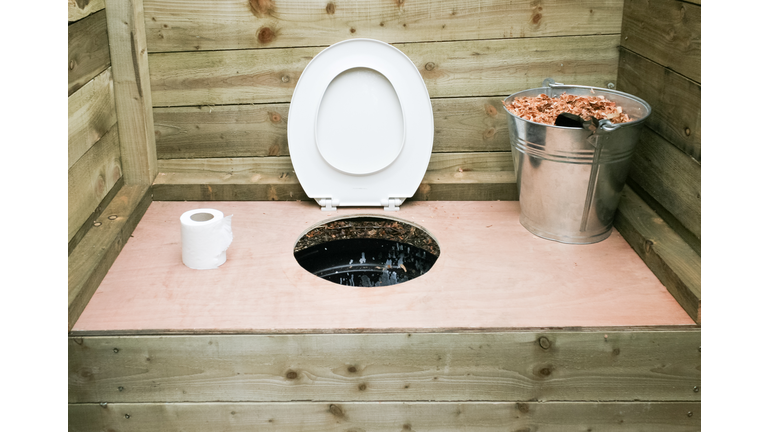 Wooden Compost Toilet