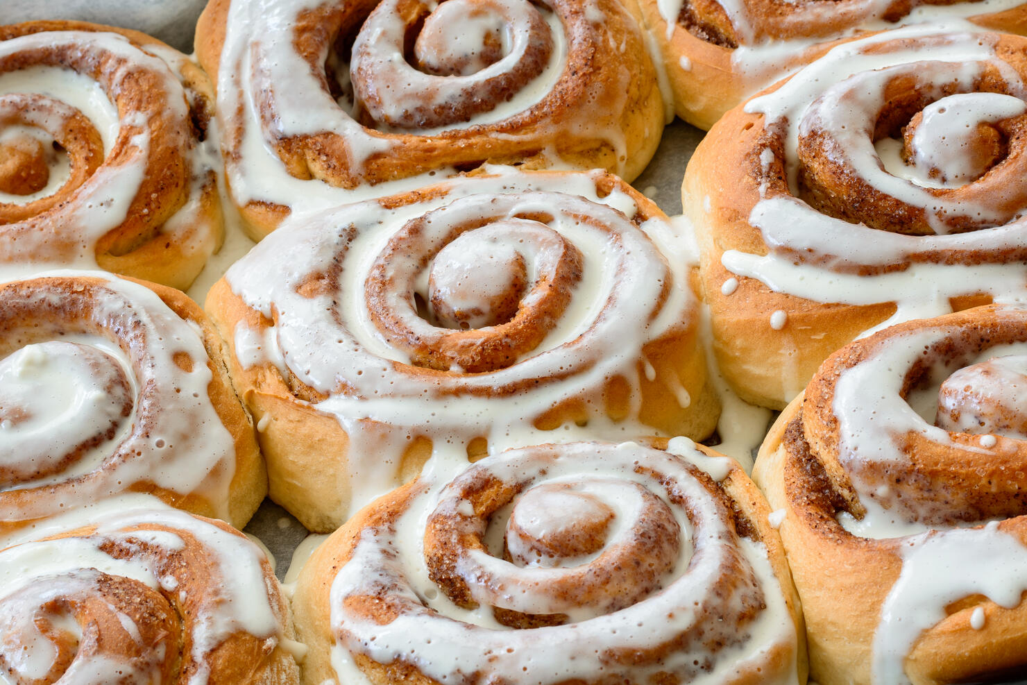 Fresh  homemade Cinnamon rolls or Cinnamon buns