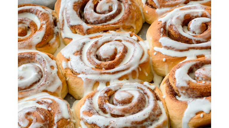 Fresh  homemade Cinnamon rolls or Cinnamon buns