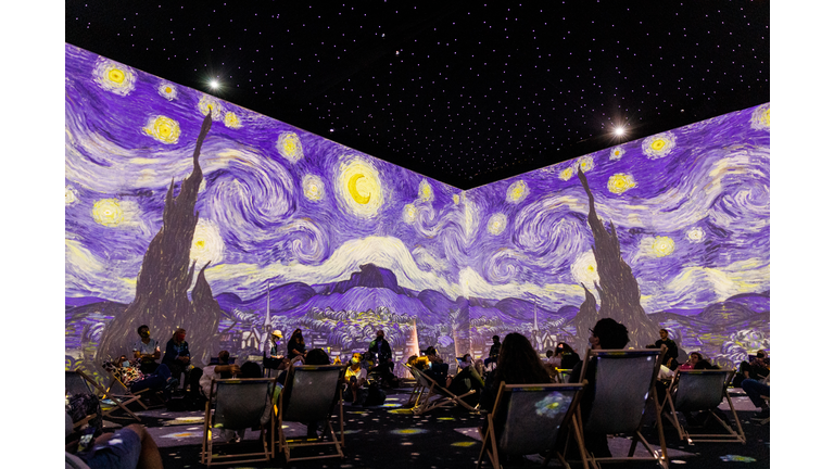 "Van Gogh: The Immersive Experience" At The  Old Truman Brewery - Press View