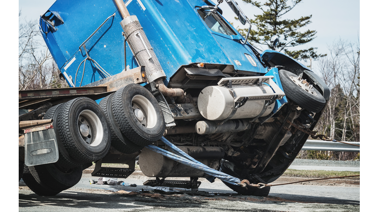 Semi Accident