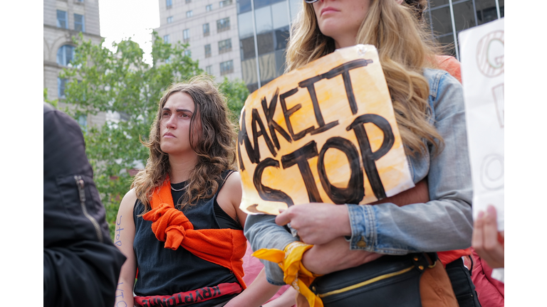 Activists Demonstrate In New York Over Recent Spate Of Mass Shooting