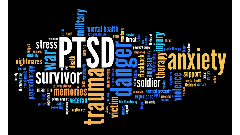 PTSD word cloud