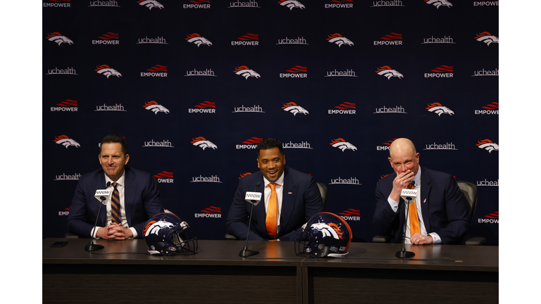 Denver Broncos Introduce Quarterback Russell Wilson