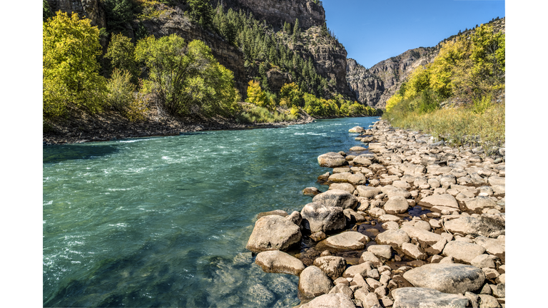 Colorado River in Glenwood Canyon