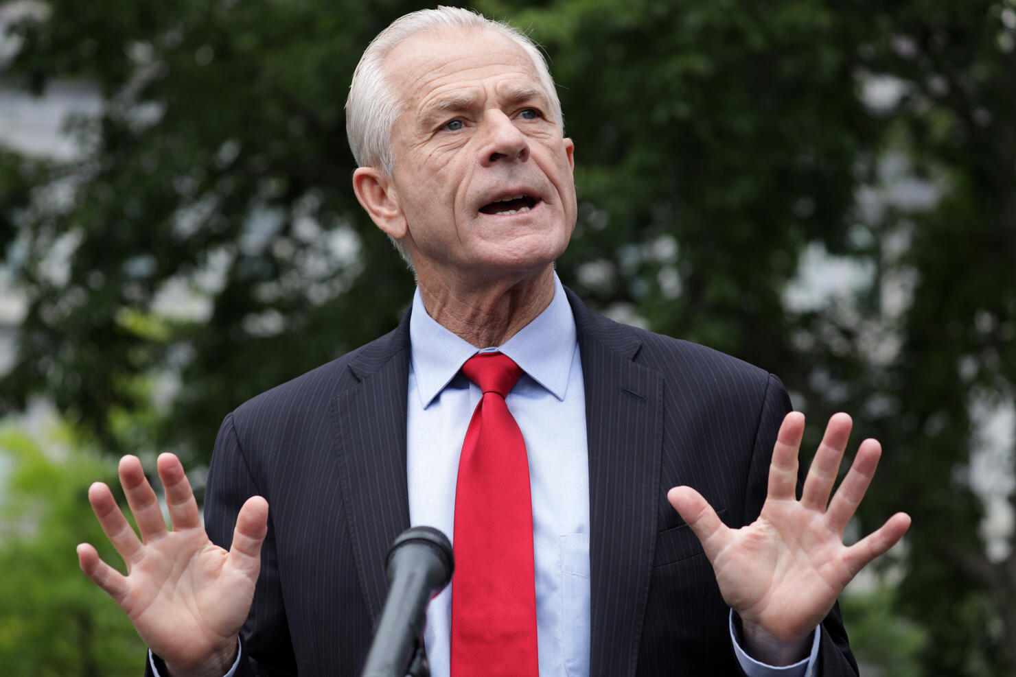 White House Trade Adviser Peter Navarro Speaks To The Media At The White House