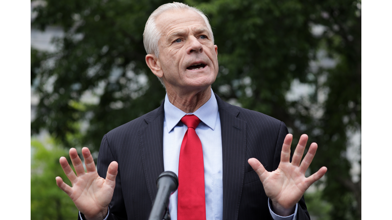 White House Trade Adviser Peter Navarro Speaks To The Media At The White House