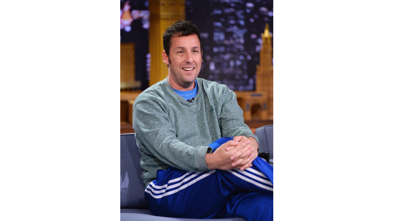 Drew Barrymore & Adam Sandler Visit "The Tonight Show Starring Jimmy Fallon"