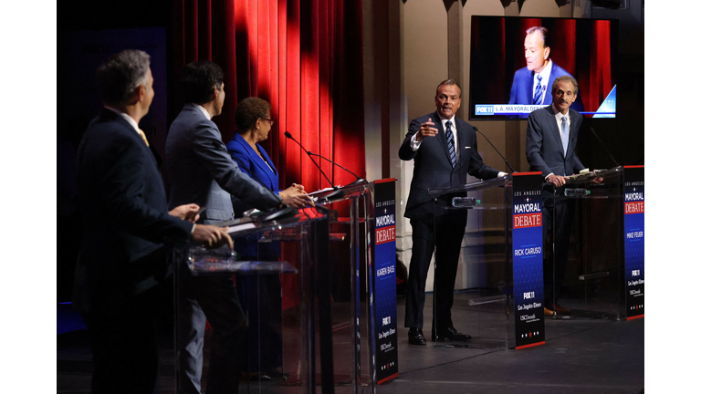 US-POLITICS-VOTE-LOS ANGELES-MAYOR-DEBATE