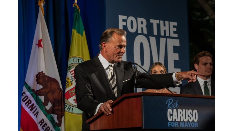 Los Angeles Democratic Mayoral Candidate Rick Caruso Holds Primary Night Event