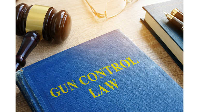 Gun control law in a court.