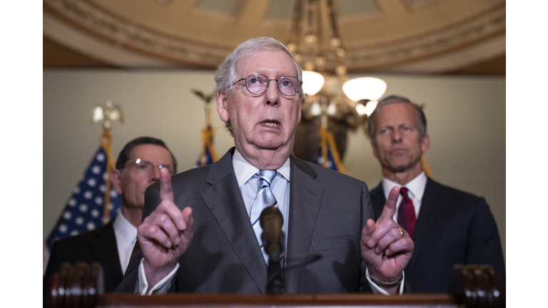 Senators Meet For Policy Luncheons On Capitol Hill