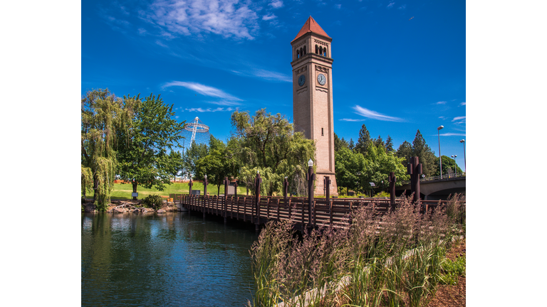 Downtown Riverfront of Spokane Washington