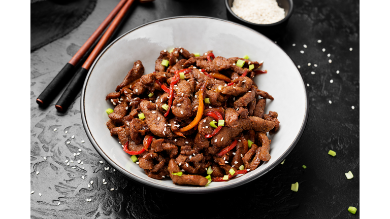 Homemade barbecue korean beef bulgogi