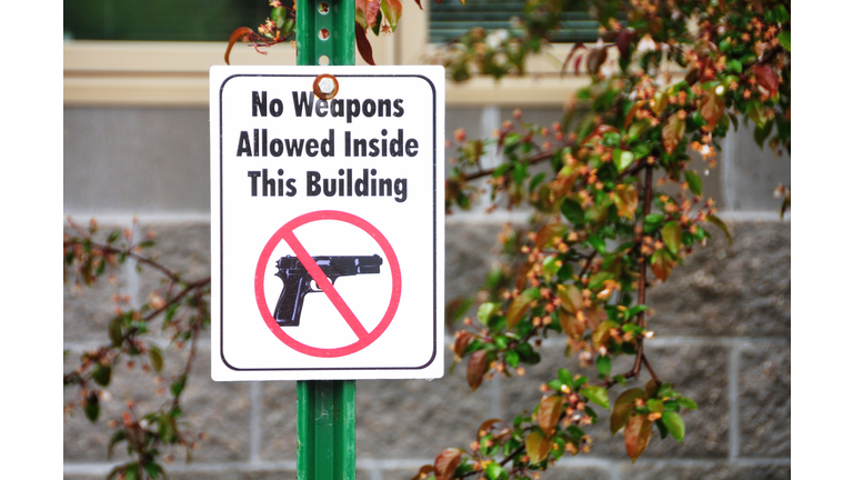 No Guns Sign