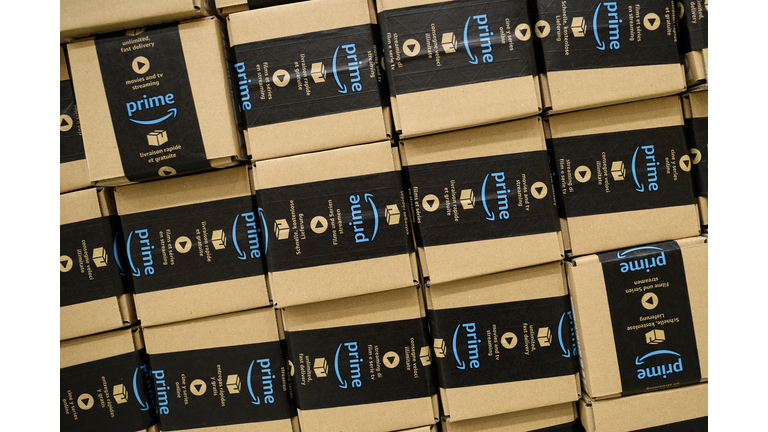 An Amazon Fulfilment Centre Prepares For Black Friday