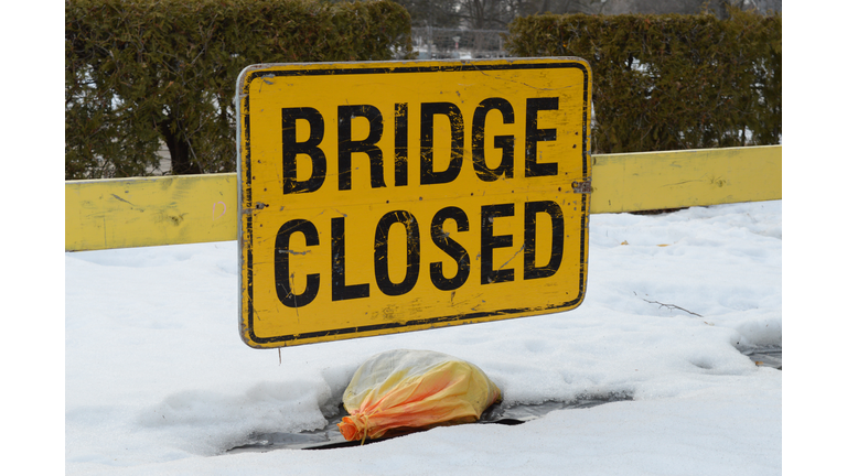 Bridge Closed Signage