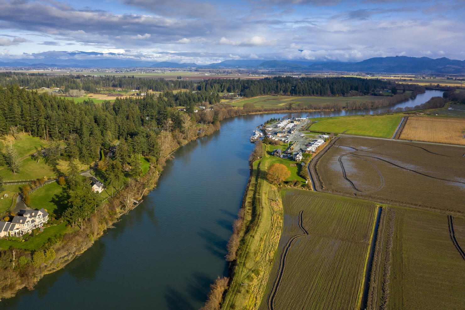 The Skagit Valley lies in the northwestern corner of the state of Washington.