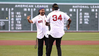 Manny Ramírez y David Ortiz se reúnieron en Fenway fue un momento emocional