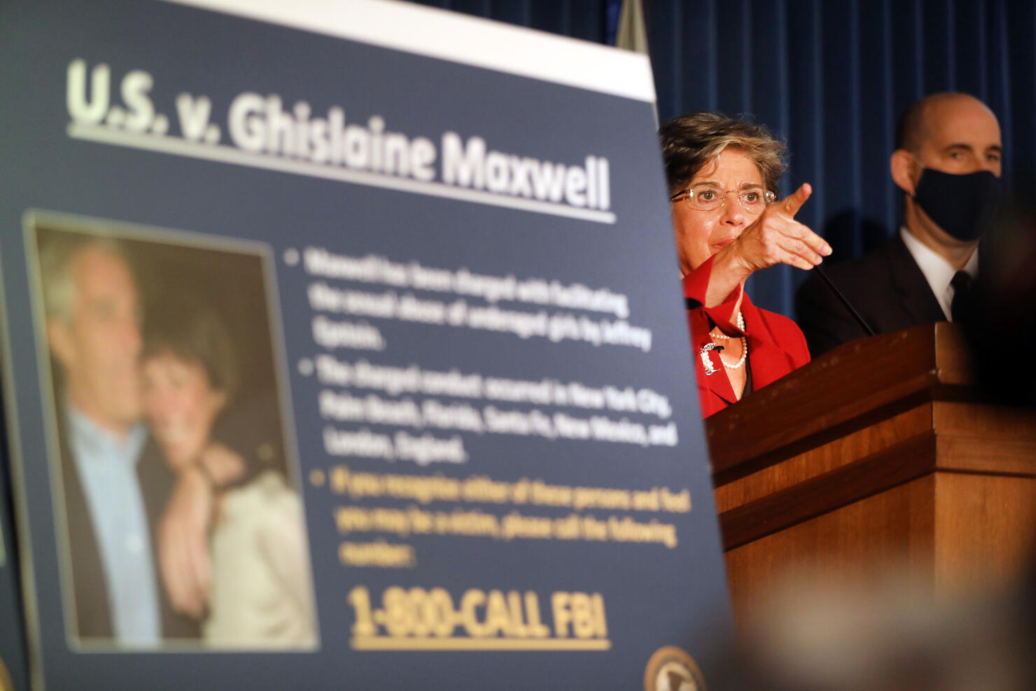 Charges Announced Against Epstein Confidante Ghislaine Maxwell By Acting NY Southern District US Audrey Strauss