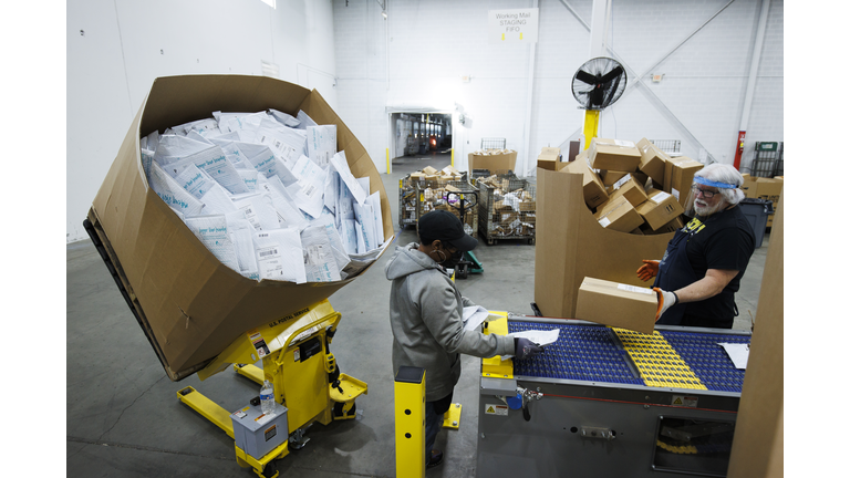USPS Processes Packages At Tennessee Facility